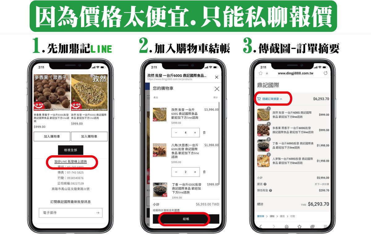 購物流程 歡迎索取報價單